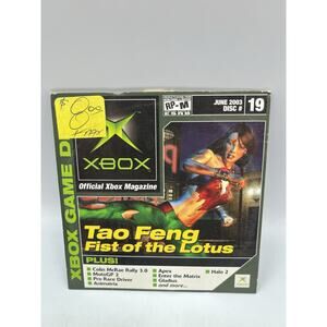 Official Xbox Magazine Demo Disc 19 June 2003 Tao Feng Fist of the Lotus